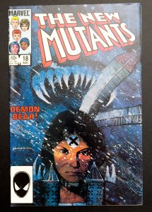 The New Mutants #18 (1984) 1st Cameo Warlock 1st App Demon Bear  [KEY] VF+