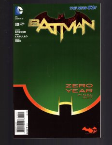 Batman #30 (2014) ZERO YEAR Snyder & Capullo  / EC#01