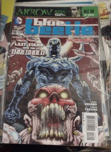 BLUE BEETLE  # 16 2013, DC COMICS  THE NEW 52  SCARAB JAMIE REYES last issue