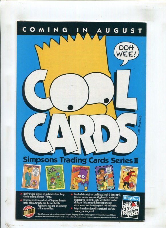 Itchy & Scratchy #3 - White Pages / Bongo Comics (8.5) 1994