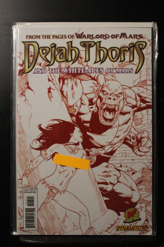 Dejah Thoris And The White Apes Of Mars 4 Dynamic Forces Sean Chen Risqué Red Comic Books