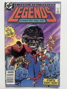 Legends #1 (1986 DC) Newsstand Edition - 1st App Amanda Waller Suicide Squad Key