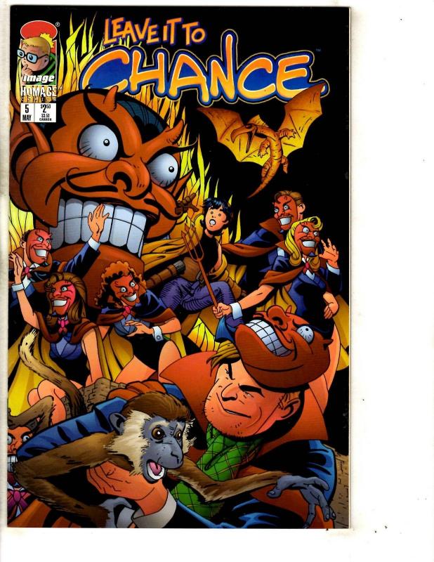 Lot Of 5 Leave It To Chance Image Homage Comic Books # 1 3 4 5 6 TD8