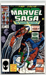 The Marvel Saga The Official History of the Marvel Universe #9 (1986) Marvel ...