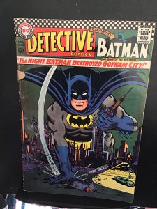 Detective Comics #362 (1967) very early Riddler vs. Batman Elongated Man VG/FN