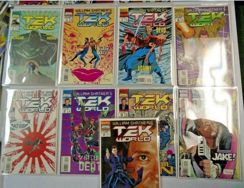 Tek Comic Lot 25 different books minimum 9.0 NM (years vary) 