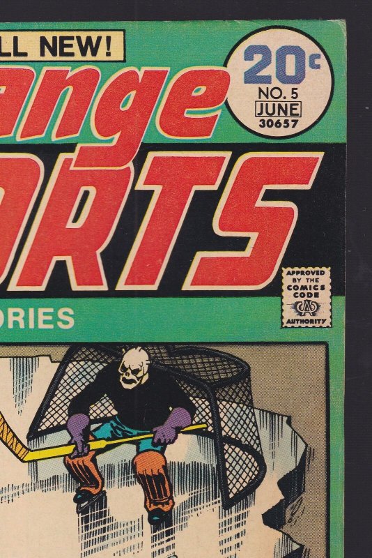 Strange Sports #5 5.5 FN- DC Comic - Jun 1974