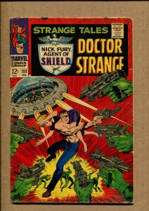 Strangle Tales #153 - Dr. Strange and Nick Fury! - 1966 (Grade 3.0) WH