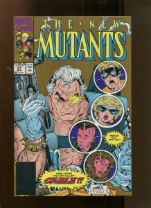 NEW MUTANTS #87 (9.2) FIRST CABLE REPRINT 1990