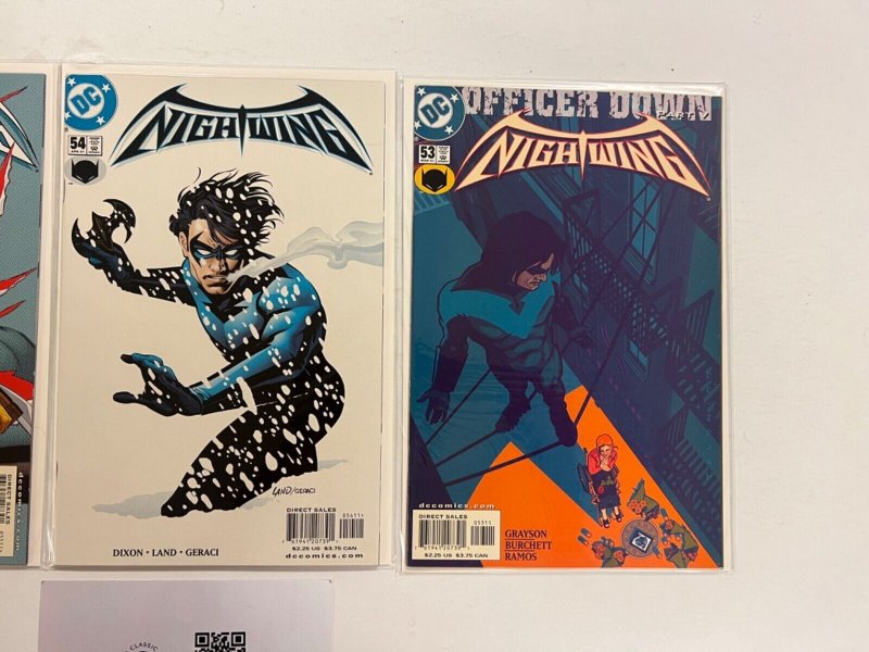 3 Nightwing DC Comic Books # 53 54 55 Wonder Woman Batman Robin Flash 4 JS35