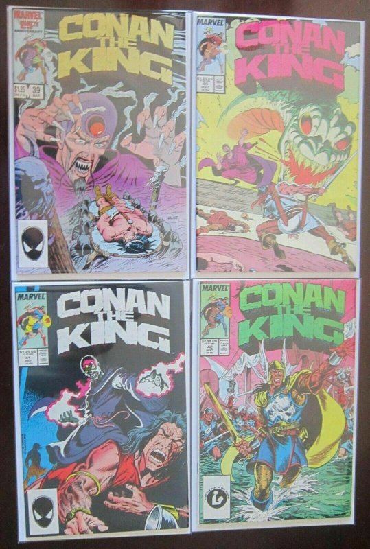 King Conan comic lot from:#1-50 44 different avg 8.0 VF (1980-89)