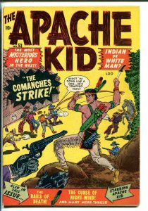 APACHE KID #53 1950-ATLAS-ORIGIN & 1ST ISSUE-CANADIAN VARIANT-RARE-vf minus