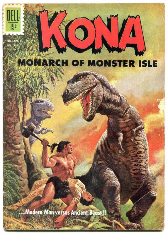 Kona King of Monster Isle- Four Color Comics #1256- 1st issue Dinosaur VG-