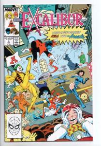 Excalibur #5 - Crazy Gang (Marvel, 1989) - NM