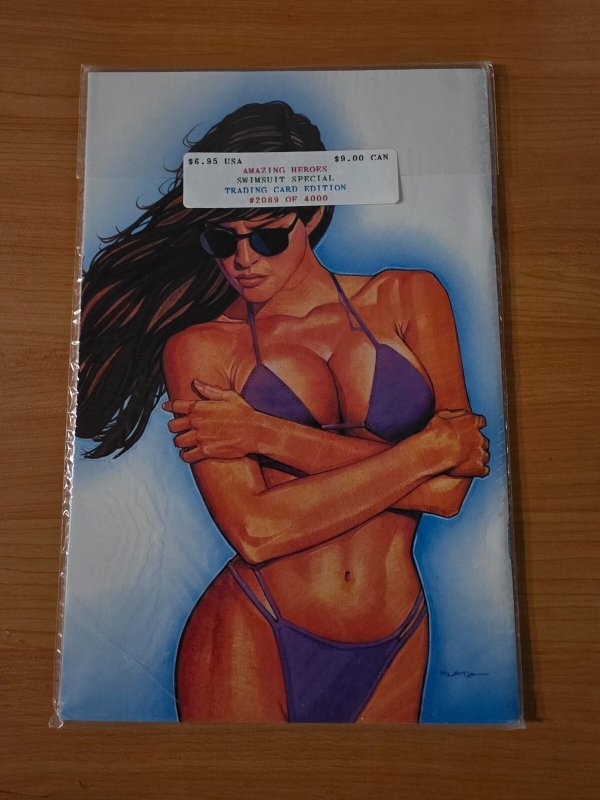 Amazing Heroes #5 Dawn Swimsuit Issue /w Card ~ NEAR MINT NM ~ 1993