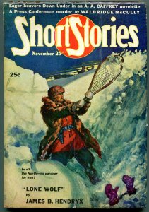 Short Stories Pulp November 25 1946- John D MacDonald- Lone Wolf VG/F