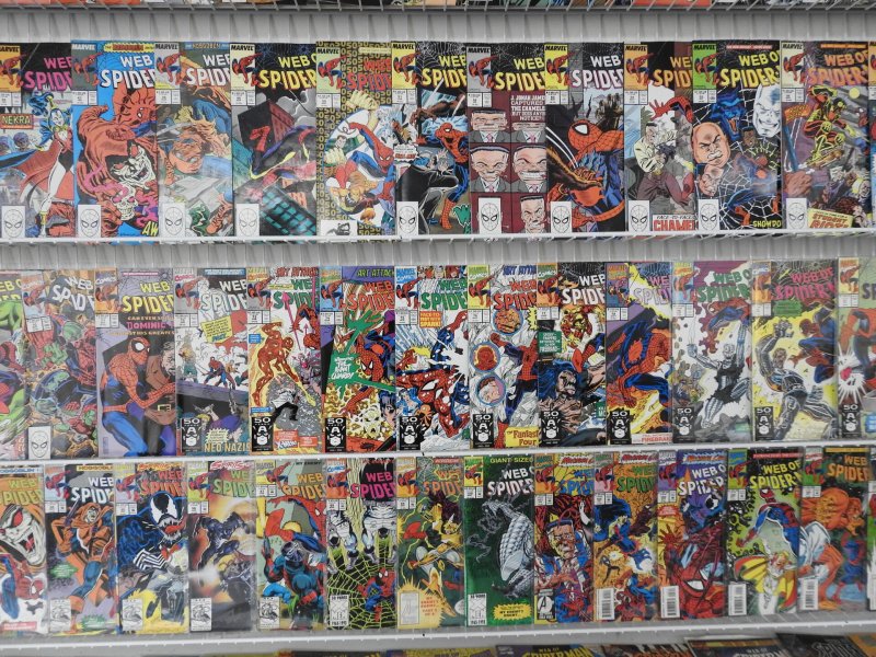 Complete Set Web of Spider-Man #1-129 + Annuals #1-10!! Avg FN/VF Condition!