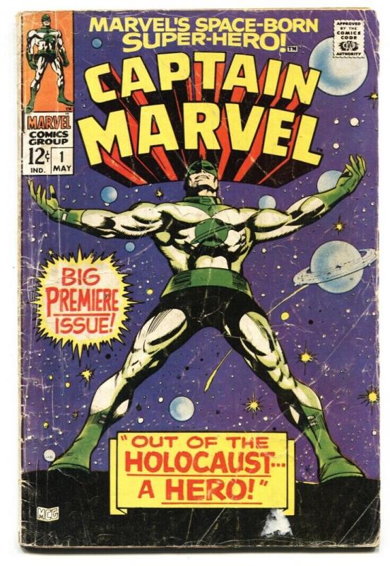 CAPTAIN MARVEL #1-1968-COSMIC MARVEL- vg