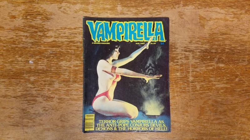 Vampirella # 89 Warren Magazine December 1972 Horror Supernatural BW1