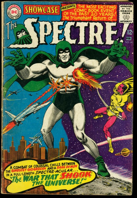 SHOWCASE COMICS #60-RETURN OF THE SPECTRE-1966 G/VG