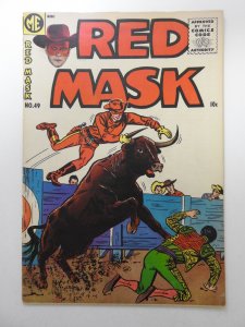 Red Mask #49 (1955) W/ The Ghost Rider!! Beautiful Fine+ Condition!