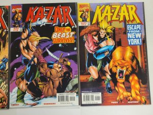 3 Ka-Zar Marvel Comic Books #17 19 20 78 TJ15