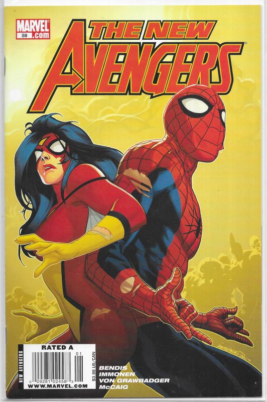 New Avengers (vol. 1, 2005) #59 FN Bendis/Immonen, Spider-Woman, Spider-Man