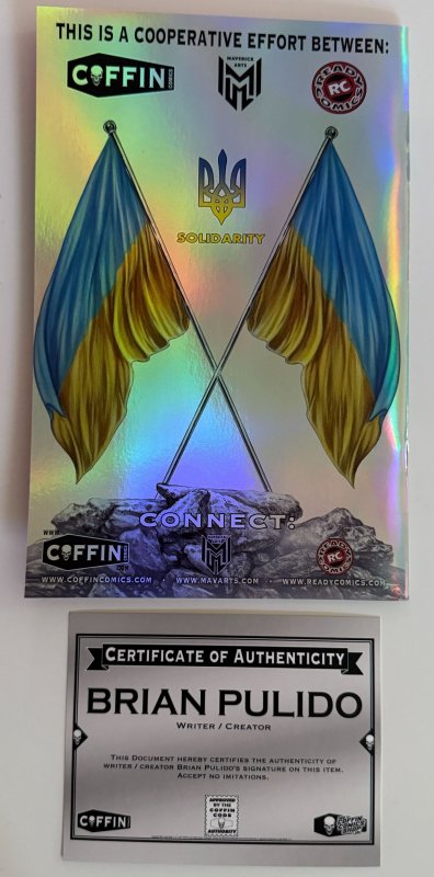 Lady Death Enchantments #1 (2022) solidarity edition signed by Pulido w/ COA!