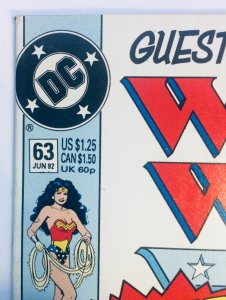 Wonder Woman #63 NM Guest-Starring Deathstroke DC Comics (1992)