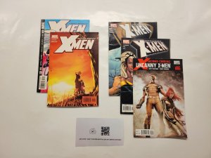 5 Uncanny X-Men Marvel Comic Books #410 413 448 452 524 12 TJ7