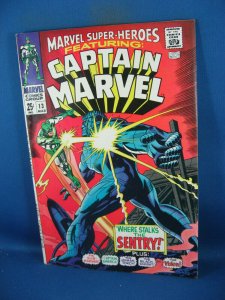 MARVEL SUPER HEROES 13 VF+ FIRST MS MARVEL VISION 1968 SQUAREBOUND