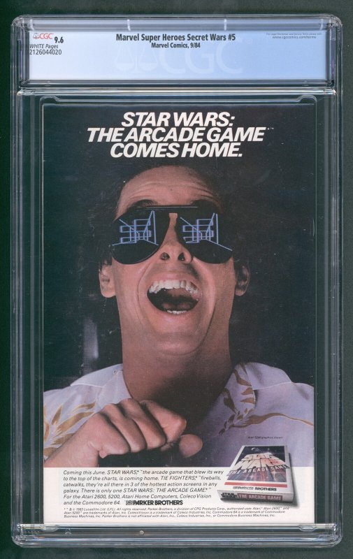 Marvel Super Heroes Secret Wars #5 (9/84) Graded CGC 9.6