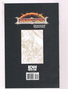 Dark Sun # 4 NM Variant Cover Retailer Incentive IDW Comic Book Dungeons & D S71