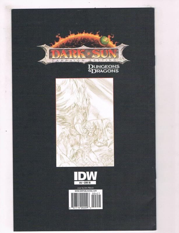 Dark Sun # 4 NM Variant Cover Retailer Incentive IDW Comic Book Dungeons & D S71