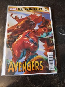 MARVEL 100th ANNIVERSARY SPECIAL THE AVENGERS #1 VF/NM 2014 VARIANT EDITION