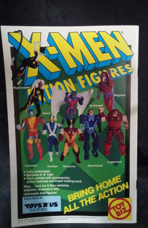 X-Men #1 Wolverine and Cyclops Cover (1991)