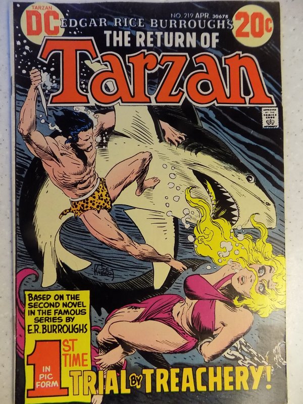 TARZAN OF THE APES # 219 DC KUBERT 