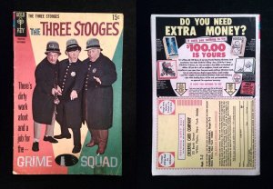 Three Stooges #40  Dell/Gold Key Comics 1968 VG/FN