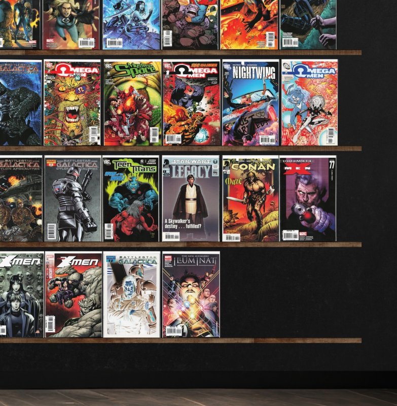 Huge Lot 150+ Comics with Ultimate Spider-Man, Wetworks, The Omega Men & More!