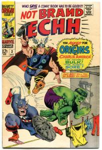 NOT BRAND ECHH #3 4 7 10, FN FN- VF VF, Origins, EC Cameos, Hulk, Thor, 1967