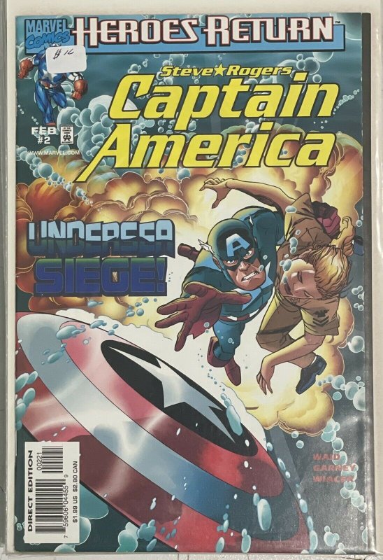 CAPTAIN AMERICA Vol.3 #2B (1998 MARVEL) 