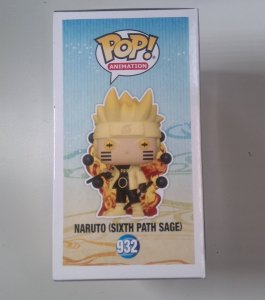 Funko Pop! Animation Naruto Shippuden NARUTO (SIXTH PATH SAGE) #932 GITD Spec...