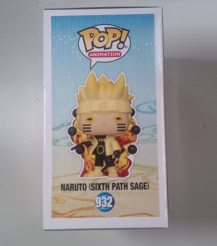 Funko Pop! Animation Naruto Shippuden NARUTO (SIXTH PATH SAGE) #932 GITD Spec...