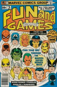Fun and Games Magazine #1 FN ; Marvel