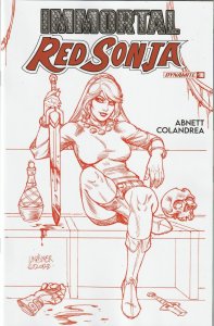 Immortal Red Sonja # 10 Variant 1:10 Cover N NM Dynamite [N4]