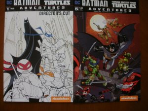 2 DC Comic BATMAN TEENAGE MUTANT NINJA TURTLES ADVENTURES #1 (Director Cut) #5