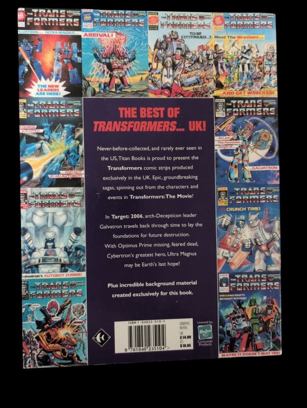 Transformers Target 2006 TPB Furman Titan Books 2002 Fine Condition