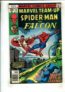 MARVEL TEAM-UP #71 (8.0) FALCON!! 1978