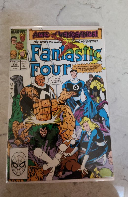 Fantastic Four #335 Direct Edition (1989)
