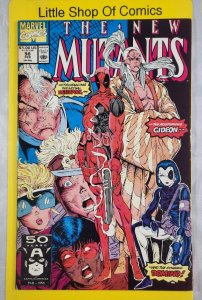 New Mutants #98 1991 1st Appearance Deadpool, Gideon, Copycat  (Domino) VG